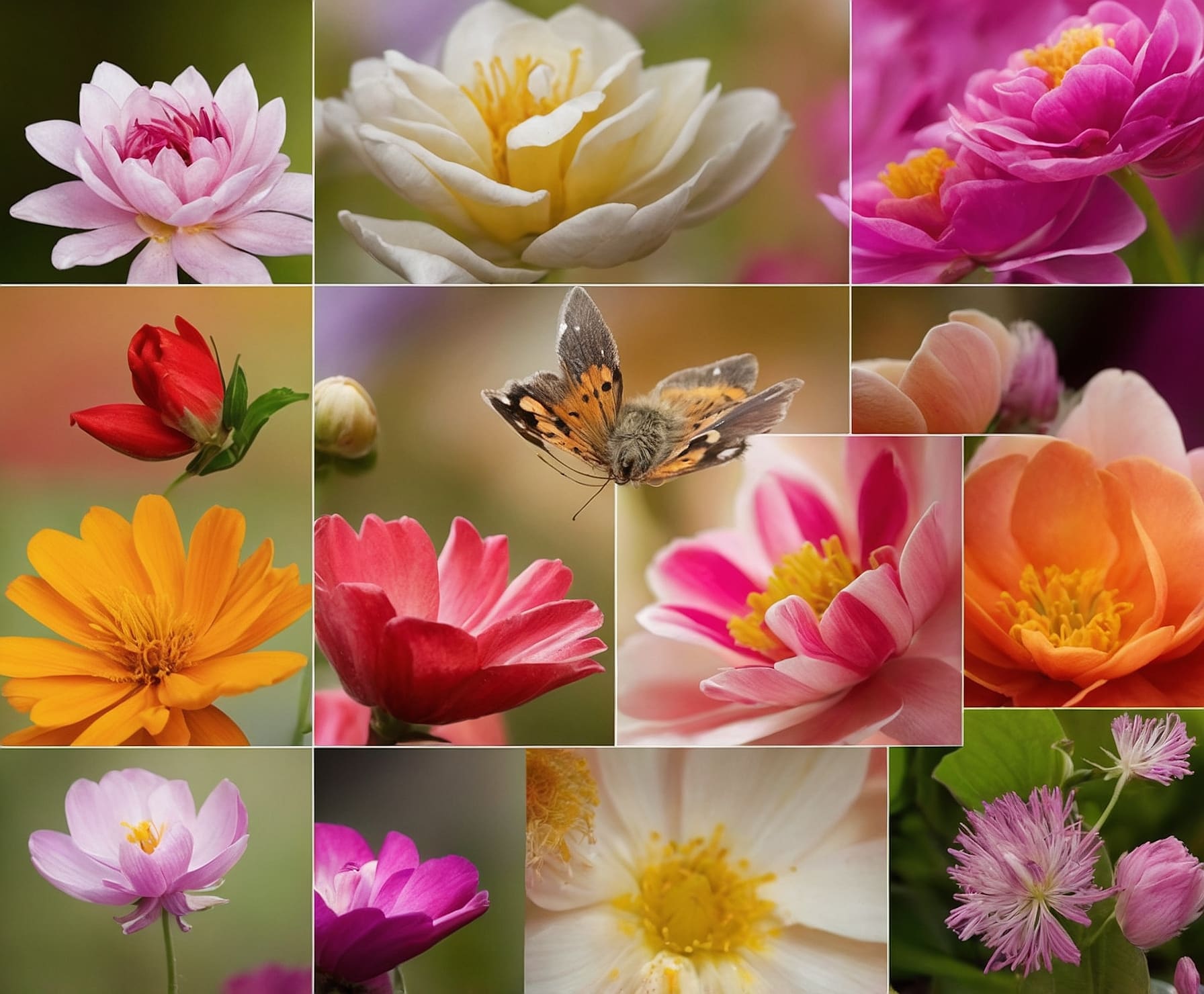 Fotografía artística de flores naturales.